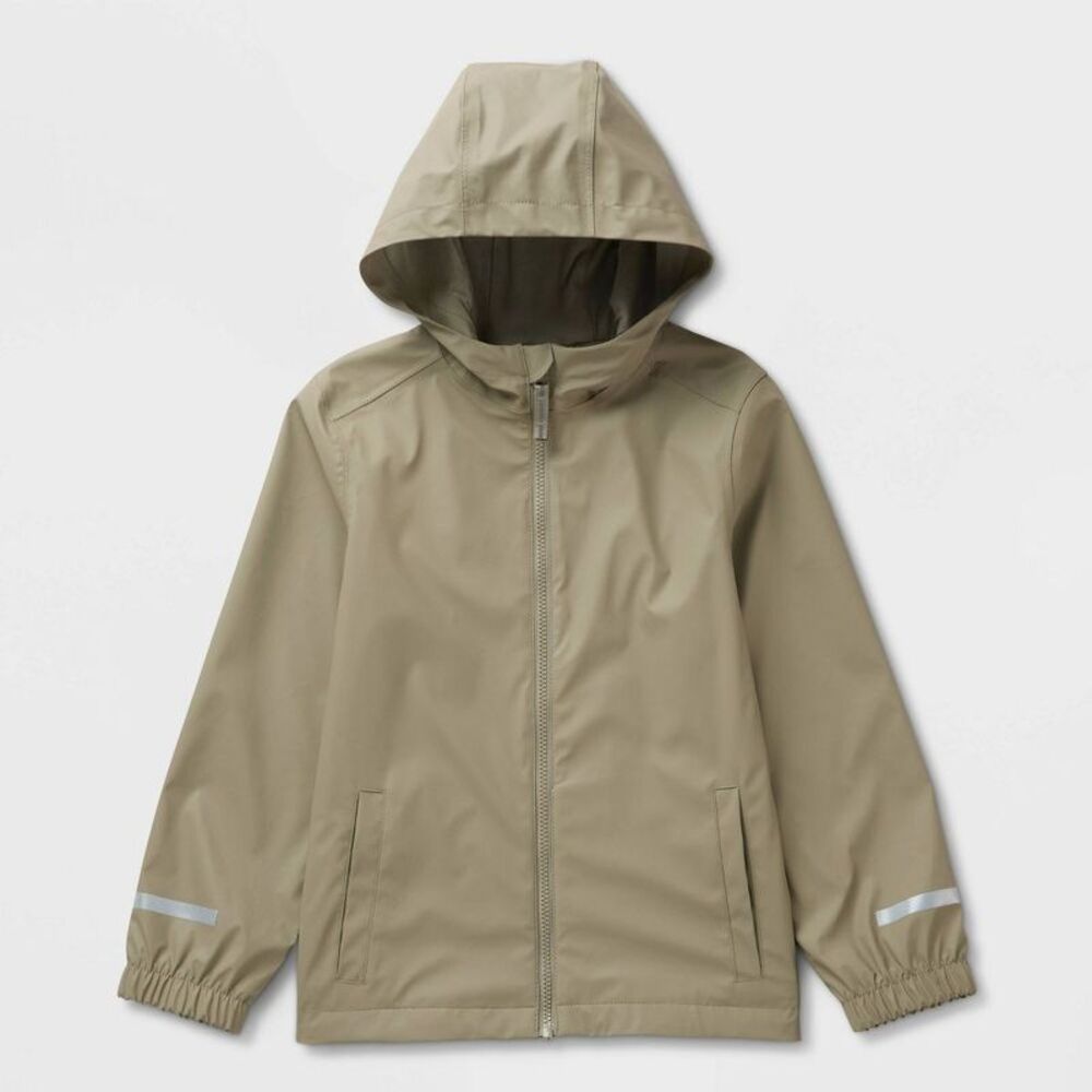 Cat & Jack - Kids' Rain Jacket - Cat & Jack Olive Green XL Olive Green